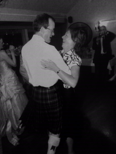 Mum and dad dancing